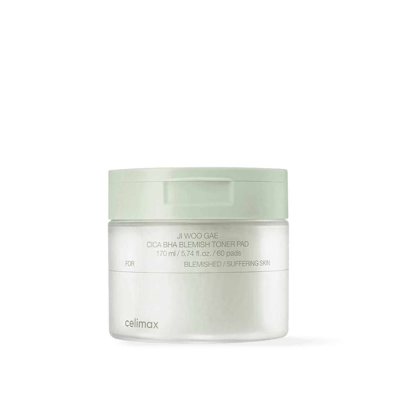 Ji Woo Gae Cica BHA Blemish Toner Pad 60pad