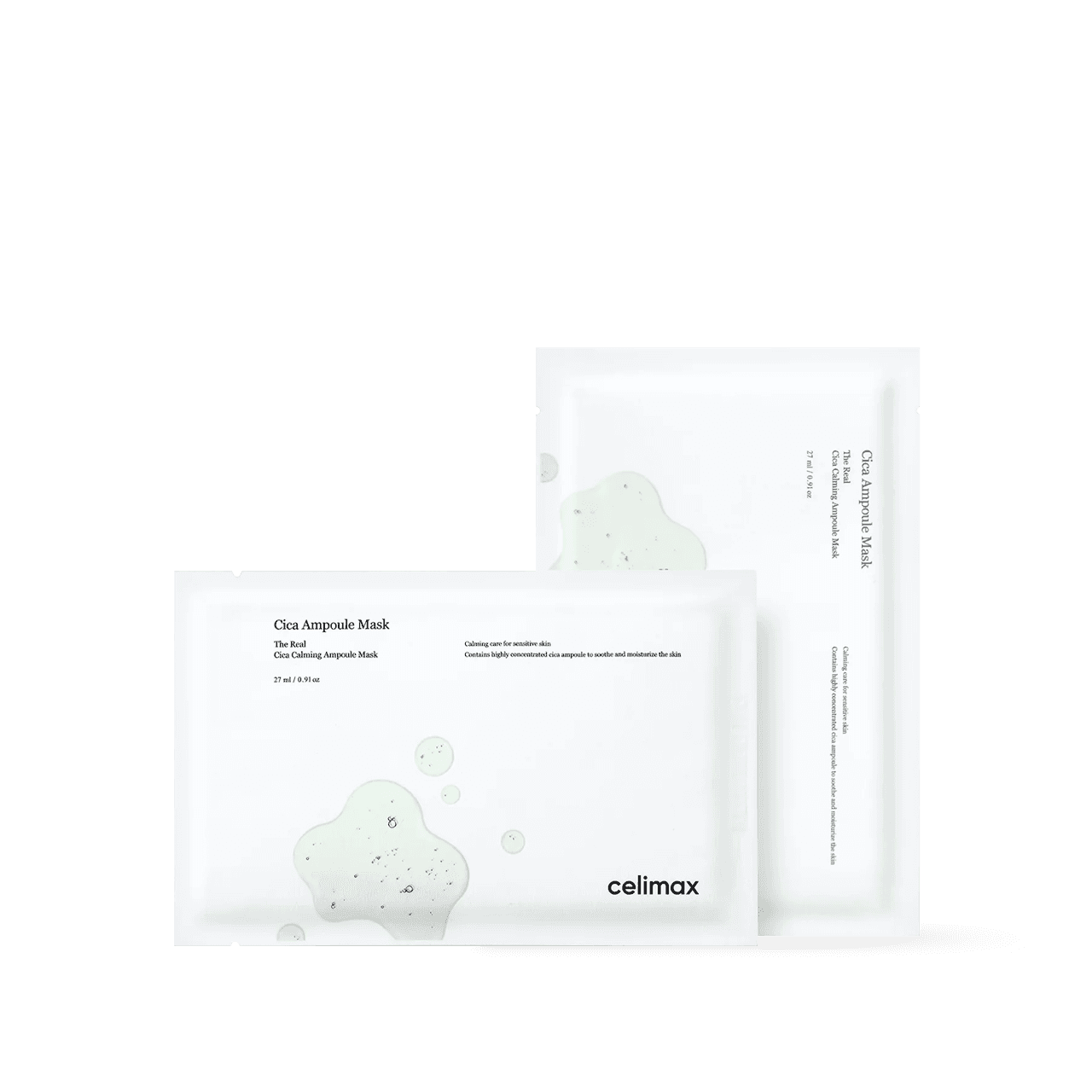 The Real Cica Calming Ampoule Mask- 2 Size