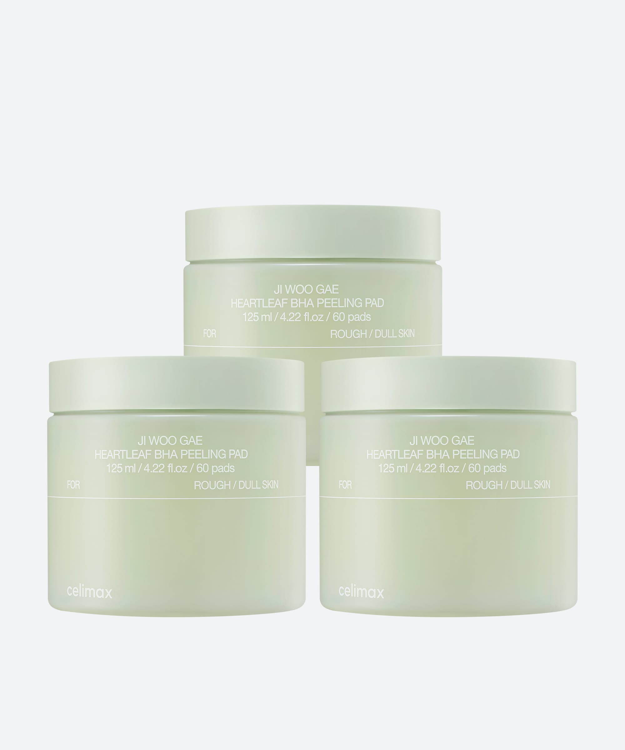 Ji Woo Gae Heartleaf BHA Peeling Pad 60pads