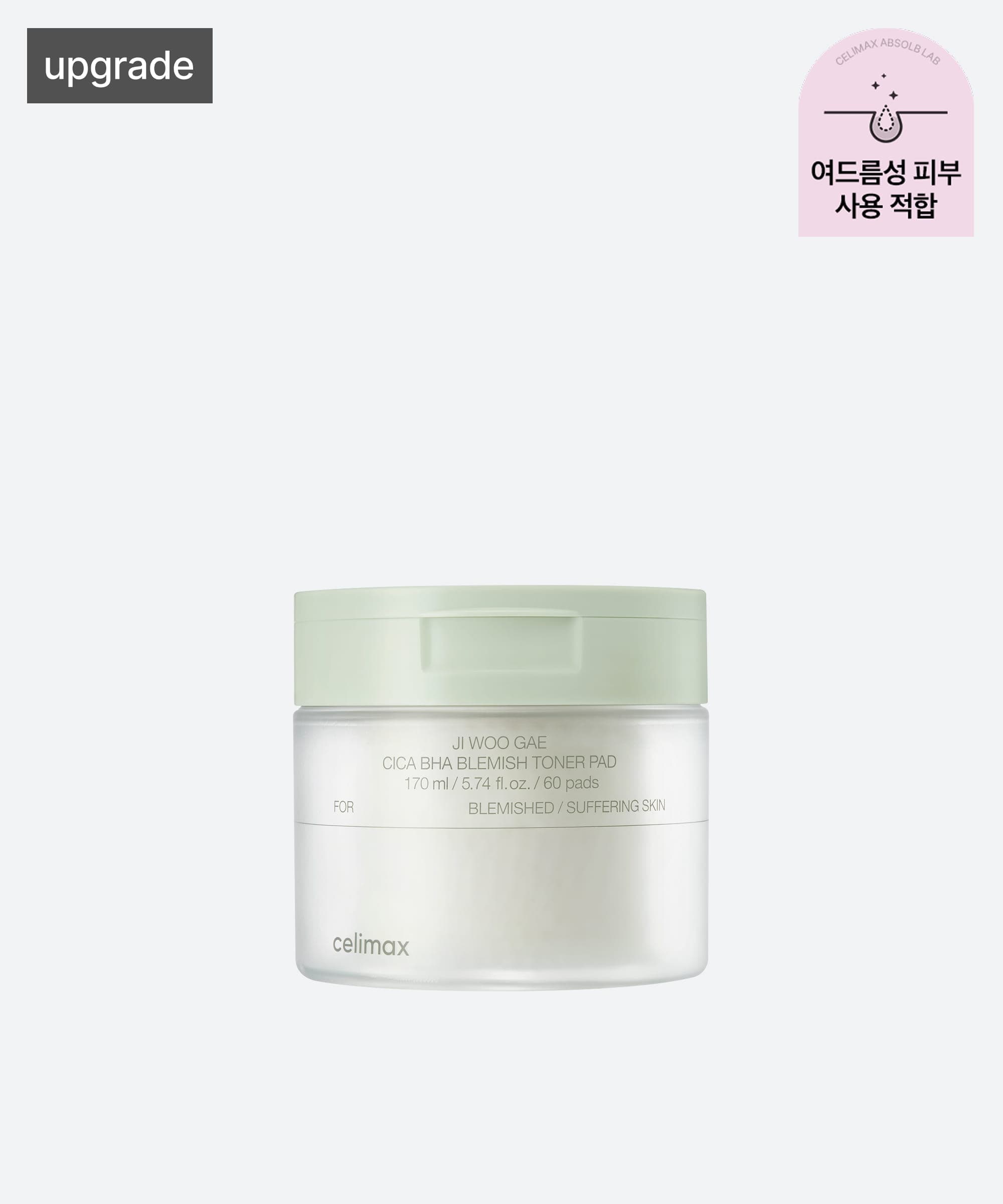 Ji Woo Gae Cica BHA Blemish Toner Pad 60pad