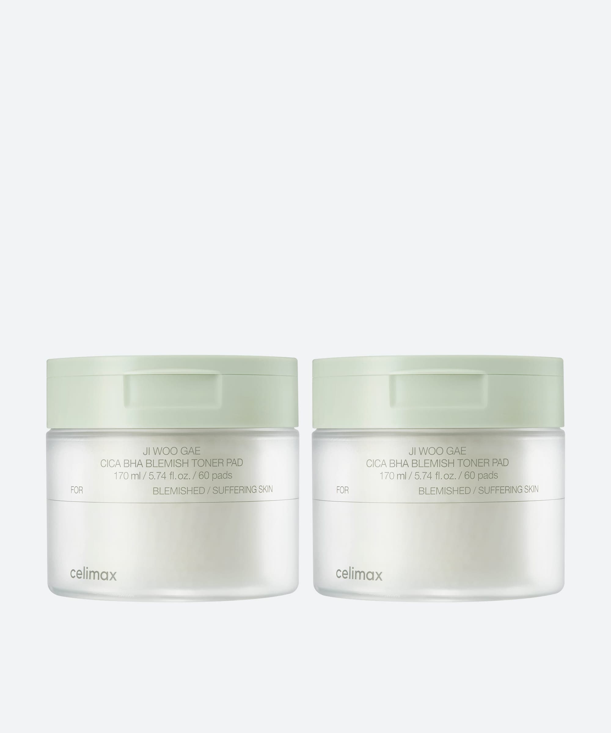 Ji Woo Gae Cica BHA Blemish Toner Pad 60pad