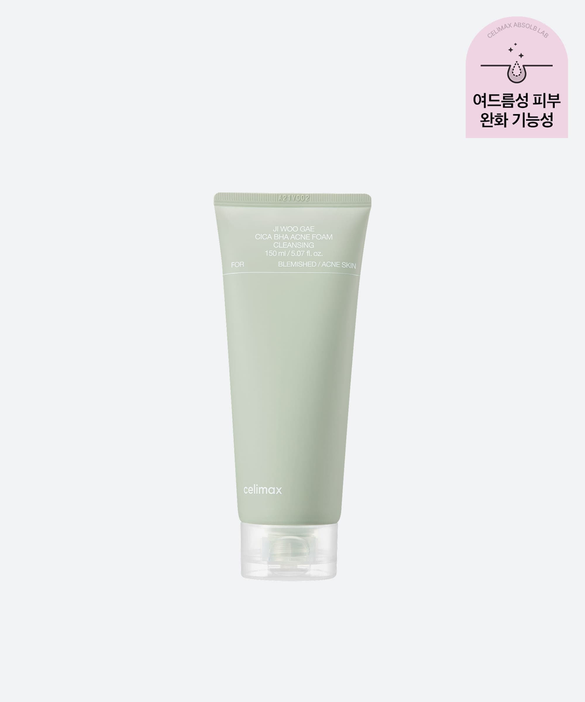 Ji Woo Gae Cica BHA Acne Foam Cleansing 150ml