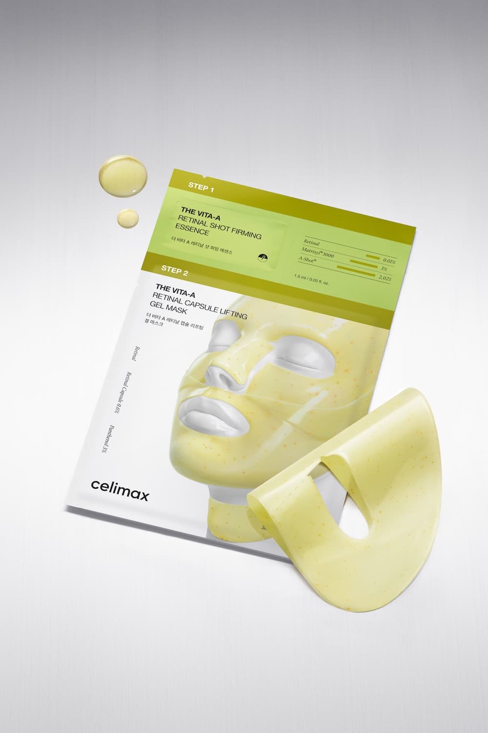 The Vita-A Retinal Shot Tightening 2-Step Gel Mask 4ea